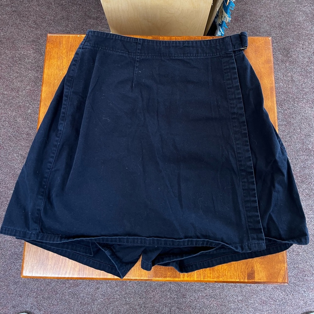 Vintage Navy Cotton Skort